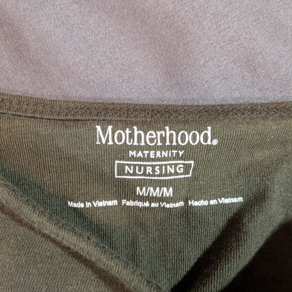 Women's Olive green Maternity  Tank Top - Picture 2 of 9